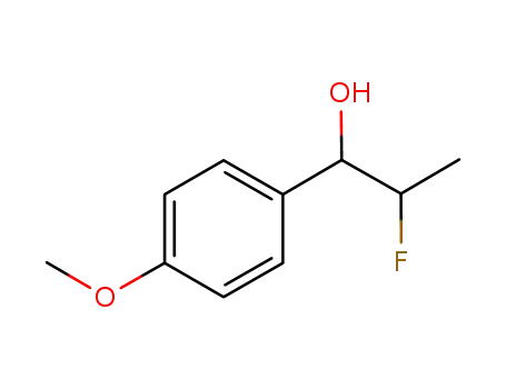 Molecular Structure of 919111-79-8 (Benzenemethanol, a-(1-fluoroethyl)-4-methoxy-)