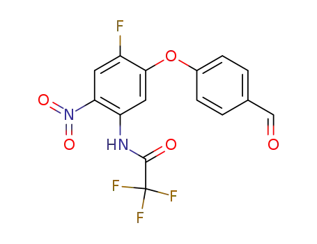 2,2,2-trifluoro-N-[4-fluoro-5-[(4-formylphenyl)oxy]-2-nitrophenyl]acetamide