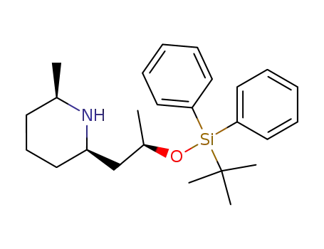 (2R,2'R,6'R)-(-)-1-(6'-methylpiperidin-2'-yl)-2-(tert-butyldiphenylsilyloxy)propane