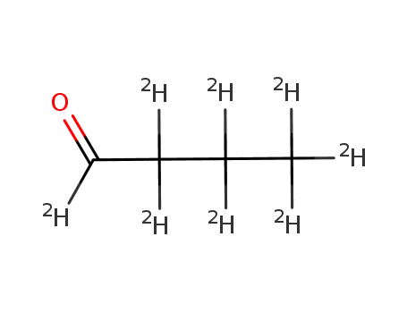 Molecular Structure of 84965-36-6 (n-Butyraldehyde-d8)