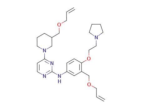 [4-(3-allyloxymethyl-piperidin-1-yl)-pyrimidin-2-yl]-[3-allyloxymethyl-4-(2-pyrrolidin-1-yl-ethoxy)-phenyl]-amine
