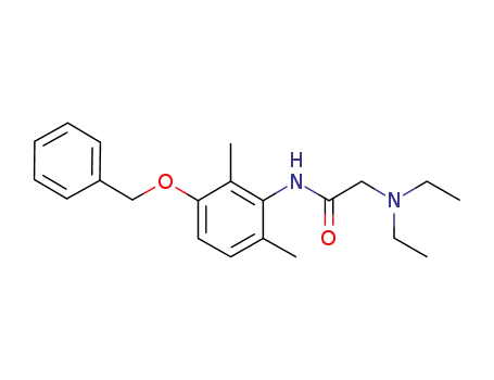 Molecular Structure of 313371-48-1 (N-(3-benzyloxy-2,6-dimethyl-phenyl)-2-diethylamine-acetamide)