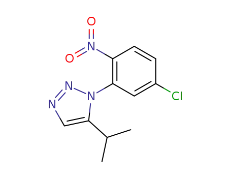 1-(5-chloro-2-nitro-phenyl)-5-isopropyl-1H-[1,2,3]triazole