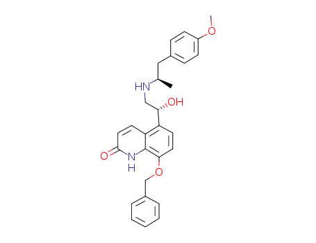 5-[(1R)-1-Hydroxy-2-[[(1R)-2-(4-methoxyphenyl)-1-methylethyl]amino]ethyl]-8-(phenylmethoxy)-2(1H)-quinolinone