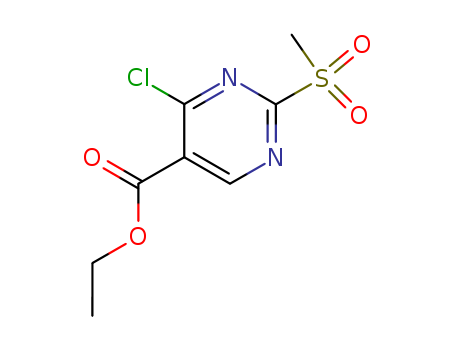 4-Chloro-2-methanesulfinyl-pyrimidine-5-carboxylic acid ethyl ester