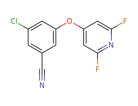 3-chloro-5-[(2,6-difluoropyridin-4-yl)oxy]benzonitrile