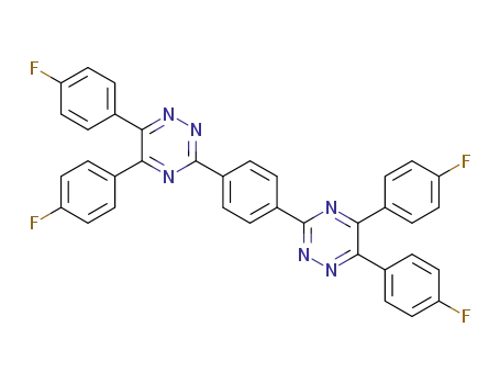 1,4-bis[5,6-(4,4'-difluoro)-diphenyl-1,2,4-triazin-3-yl]benzene