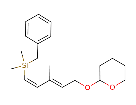 (1Z,3E)-1-(benzyldimethylsilyl)-3-methyl-5-(tetrahydropyran-2-yloxy)penta-1,3-diene