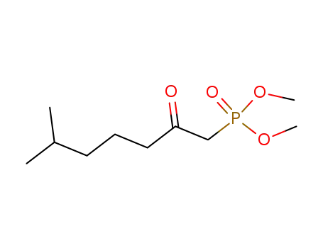 Molecular Structure of 59739-20-7 (Phosphonic acid, (6-methyl-2-oxoheptyl)-, dimethyl ester)