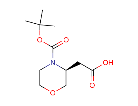 3-Morpholineaceticacid, 4-[(1,1-dimethylethoxy)carbonyl]-, (3S)-