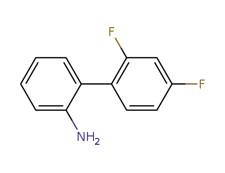 Molecular Structure of 76838-87-4 ([1,1'-Biphenyl]-2-amine, 2',4'-difluoro-)