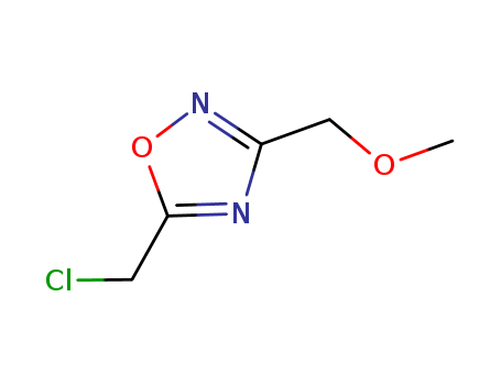 5-(Chloromethyl)-3-(methoxymethyl)-1,2,4-oxadiazole 120003-15-8