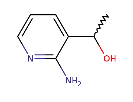 Molecular Structure of 869567-91-9 (1-(2-AMINO-PYRIDIN-3-YL)-ETHANOL)
