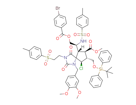 C<sub>60</sub>H<sub>65</sub>BrClN<sub>3</sub>O<sub>13</sub>S<sub>2</sub>Si
