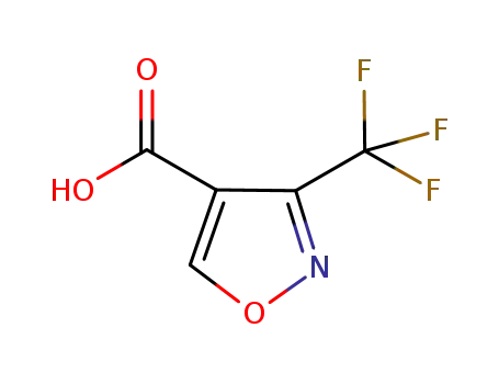 Molecular Structure of 1076245-98-1 (3-(trifluoromethyl)isoxazole-4-carboxylic acid)
