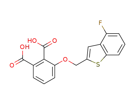 3-(4-fluoro-benzo[b]thiophen-2-ylmethoxy)-phthalic acid