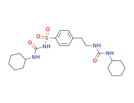 N- [4- (β- 시클로 헥실 우레 이도 에틸) 벤젠 술 포닐] N'- 시클로 헥실 우레아