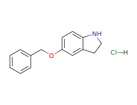 5-BENZYLOXY-INDOLINE HCL
