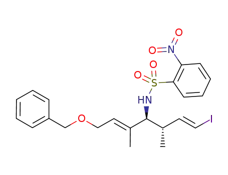 N-{(1S,2E)-4-(benzyloxy)-1-[(1S,2E)-3-iodo-1-methylprop-2-en-1-yl]-2-methylbut-2-en-1-yl}-2-nitroaniline