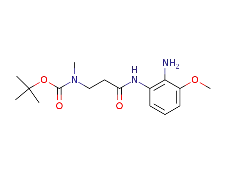 [2-(2-amino-3-methoxyphenylcarbamoyl)ethyl]methylcarbamic acid tert.-butyl ester