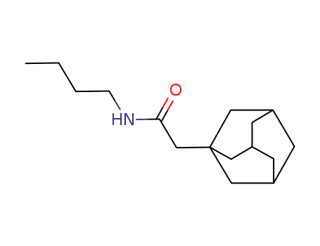 Molecular Structure of 122020-51-3 (2-(adamantan-1-yl)-N-butylacetamide)