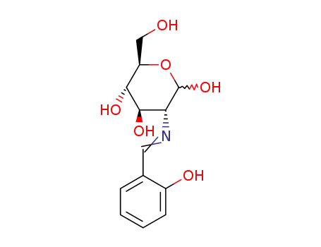 Molecular Structure of 6967-98-2 (1-(D-glucopyranosyl-2'-deoxy-2'-iminomethyl)-2-hydroxybenzene)