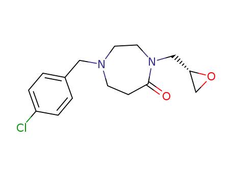 1-(4-chlorobenzyl)-4-[(2S)-oxiran-2-ylmethyl]-1,4-diazepan-5-one