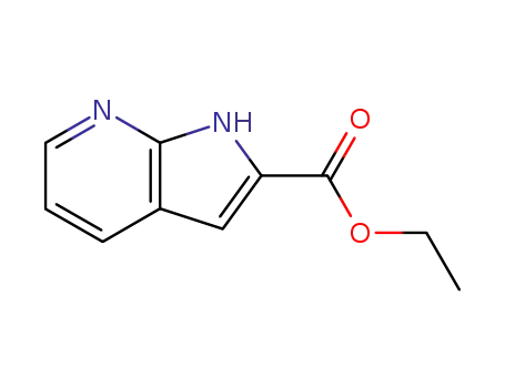 Molecular Structure of 221675-35-0 (1H-Pyrrolo[2,3-b]pyridine-2-carboxylic acid, ethyl ester)