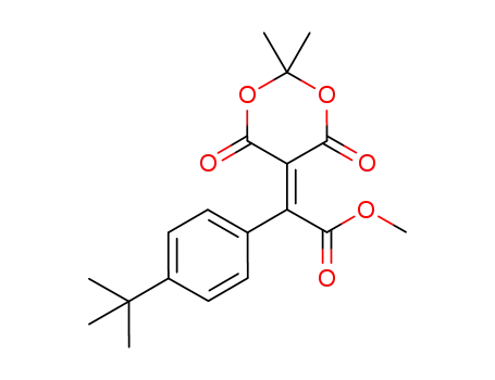 methyl 2-(4-tert-butylphenyl)-2-(2,2-dimethyl-4,6-dioxo-1,3-dioxan-5-ylidene)acetate