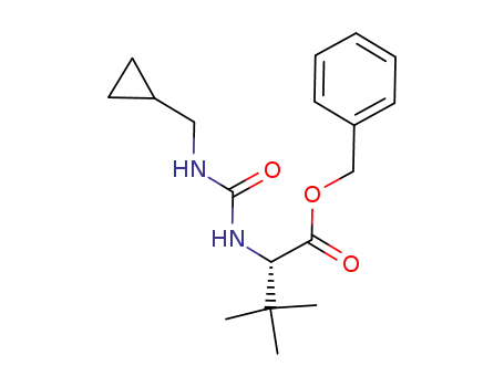 (S)-benzyl 2-(3-(cyclopropylmethyl)ureido)-3,3-dimethylbutanoate