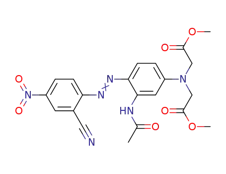 글리신, N-3-(아세틸아미노)-4-(2-시아노-4-니트로페닐)아조페닐-N-(2-메톡시-2-옥소에틸)-, 메틸 에스테르