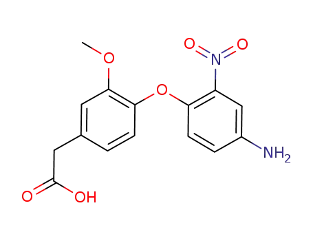 2-(4-(4-amino-2-nitrophenoxy)-3-methoxyphenyl)acetic acid