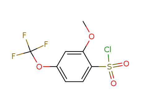 Benzenesulfonyl chloride, 2-methoxy-4-(trifluoromethoxy)-
