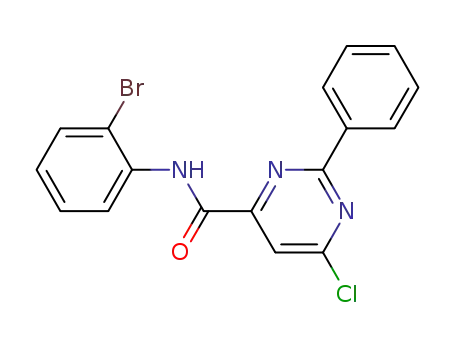 N-(2-bromophenyl)-6-chloro-2-phenylpyrimidine-4-carboxamide