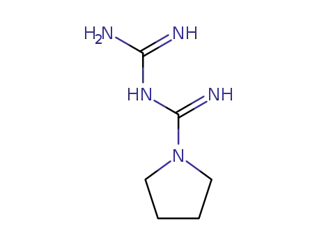 Molecular Structure of 553-83-3 (N-[Amino(imino)methyl]pyrrolidine-1-carboximidamide)