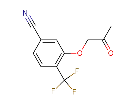 3-(2-Oxopropoxy)-4-(trifluoromethyl)benzonitrile