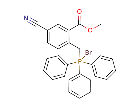 Benzoic acid, 2-[(bromotriphenylphosphoranyl)methyl]-5-cyano-, methyl
ester