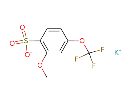 Benzenesulfonic acid, 2-methoxy-4-(trifluoromethoxy)-, potassium salt