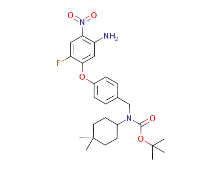 1,1-dimethylethyl({4-[(5-amino-2-fluoro-4-nitrophenyl)oxy]phenyl}methyl)(4,4-dimethylcyclohexyl)carbamate