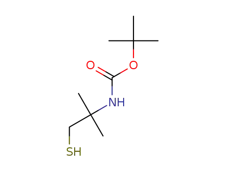 Carbamic acid, (2-mercapto-1,1-dimethylethyl)-, 1,1-dimethylethyl ester (9CI)