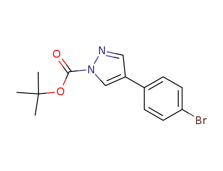 tert-butyl 4-(4-bromophenyl)pyrazole-1-carboxylate