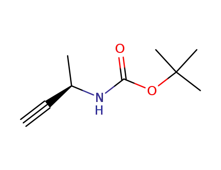 Carbamic acid, (1-methyl-2-propynyl)-, 1,1-dimethylethyl ester, (R)- (9CI)