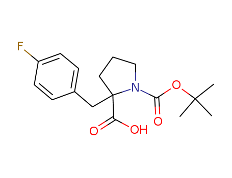 BOC-(R)-ALPHA-(4-FLUOROBENZYL)-PROLINE