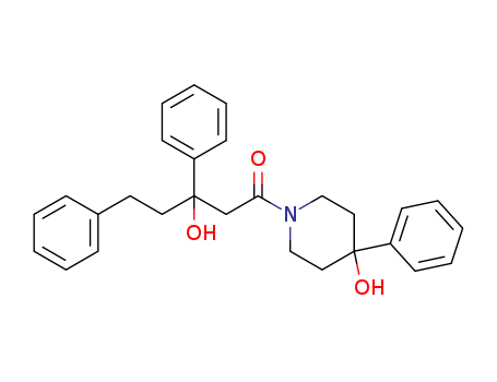 1-Pentanone,3-hydroxy-1-(4-hydroxy-4-phenyl-1-piperidinyl)-3,5-diphenyl-