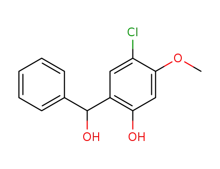 4-chloro-2-(hydroxy-phenyl-methyl)-5-methoxy-phenol