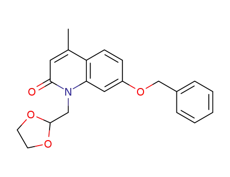7-(benzyloxy)-1-(1,3-dioxolan-2-ylmethyl)-4-methylquinolin-2(1H)-one