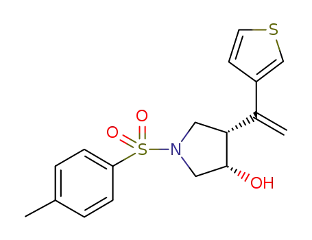 (3S,4S)-1-[(4-methylphenyl)sulfonyl]-4-[1-(3-thienyl)ethenyl]-3-pyrrolidinol