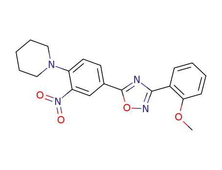 1-{4-[3-(2-methoxyphenyl)-1,2,4-oxadiazol-5-yl]-2-nitrophenyl}piperidine