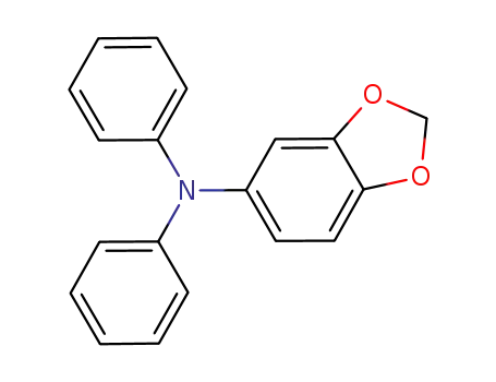 Molecular Structure of 1111667-16-3 (N-(3,4-methylenedioxyphenyl)diphenylamine)