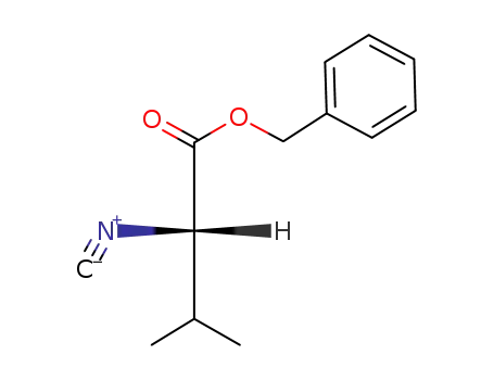 Butanoic acid, 2-isocyano-3-methyl-, phenylmethyl ester, (2S)-